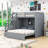 Bunk Bed with Wardrobe,USB and Lights-1243311363