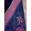 Antique Hand Knotted Pile Wool 1920s Purple / Lavender Mauve Rectangle Rug