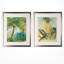 «Vintage Palm», ensemble de 2 reproductions de peintures à l'acrylique encadrées-28786024