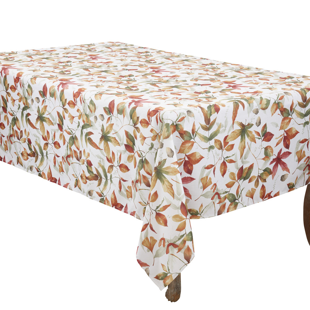 Lilburn Floral Thanksgiving Tablecloth, 70" x 180"