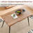 Metal Base Dining Table