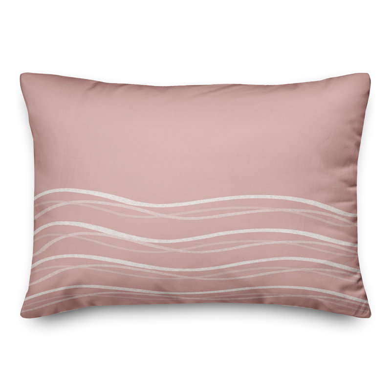 Coussin Striped, Rose