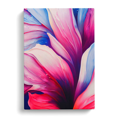 An Abstract Flower No.2 Abstract - Wrapped Canvas Print