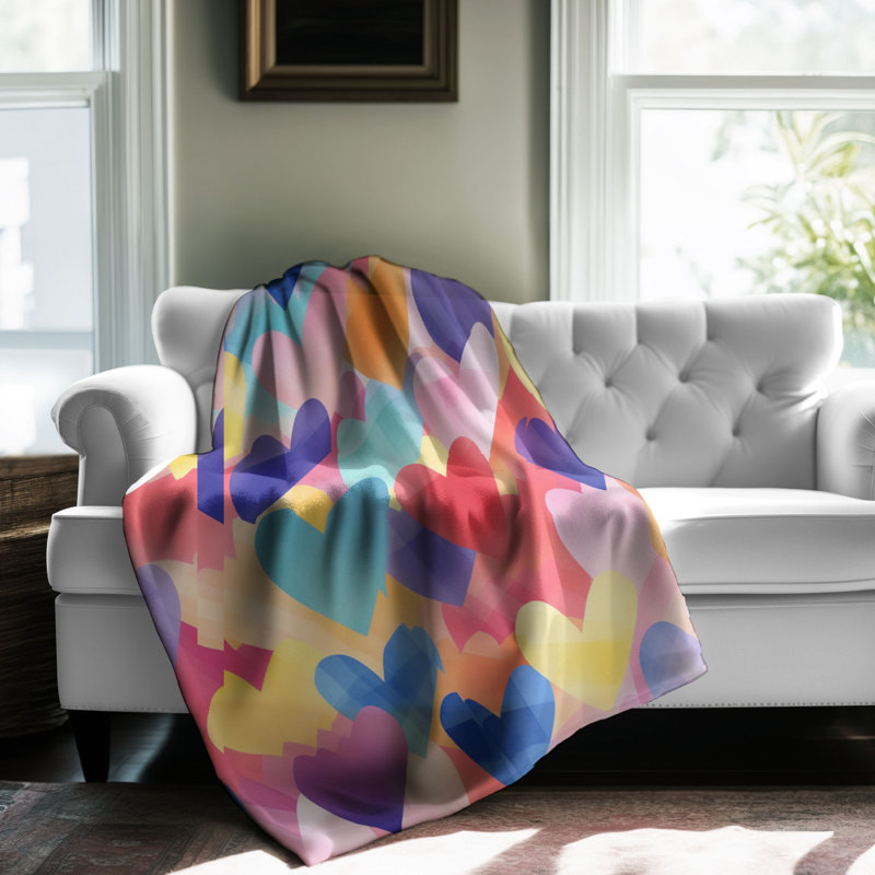 Love Love Designs - 1 pièce Sherpa Premium, Lit simple