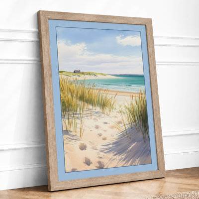 Quiet Shoreline Coastal - Framed Print