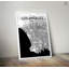 Los Angeles City Map - impression d'art graphique sur papier-683230057