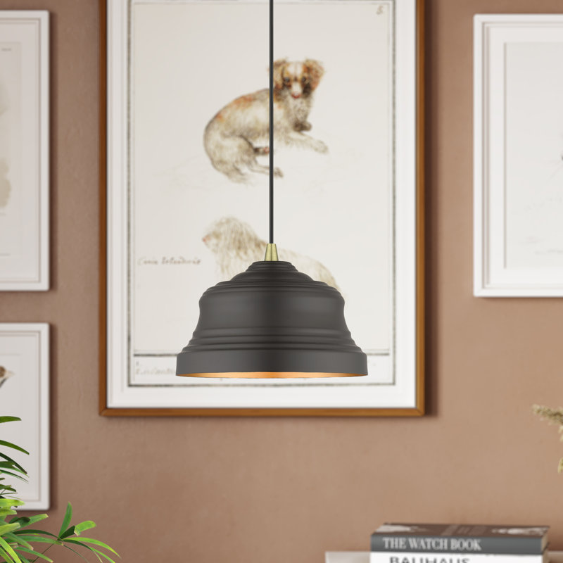 1 - Light Bell Pendant, Bronze