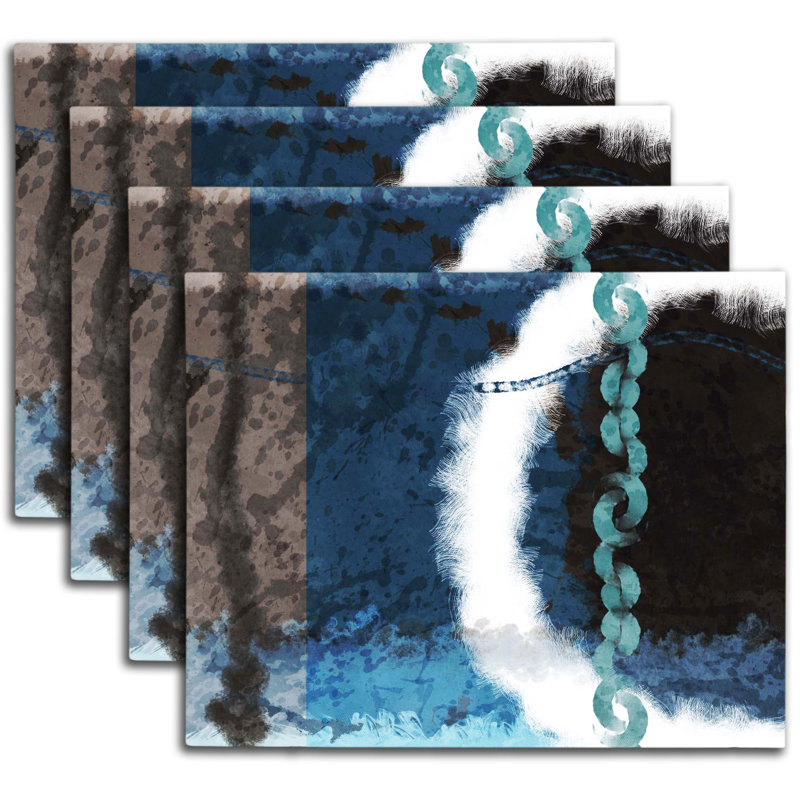 Napperon abstrait en polyester