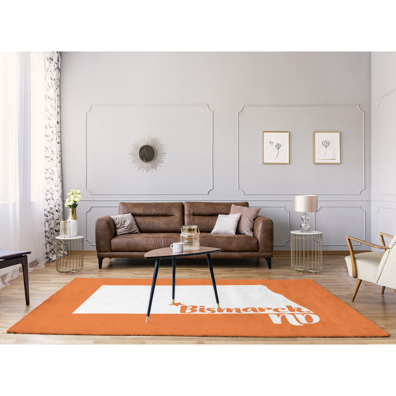 Tapis en polyester bismarck north dakota, Rectangle 9 pi x 12 pi