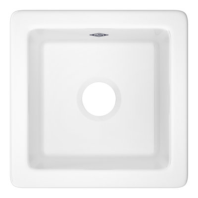 Lancaster™ 15" L x 15" W Single Bowl Fireclay Bar/Food Prep Undermount Kitchen Sink