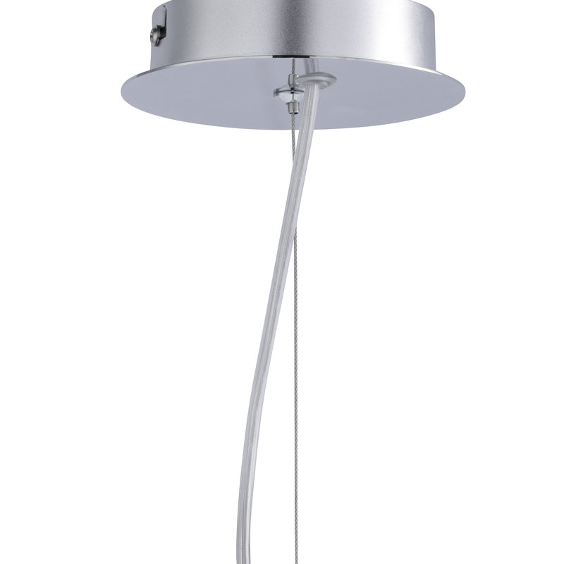 Oliverio 1 - Light Smoky Gradient Cylinder Pendant