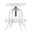 Industrial Swivel Stool In White, Mix, Rustic Seat For Multiple Purposes Whitewashed Stool, Adjustable Feature, Design Bedroom Furnishings