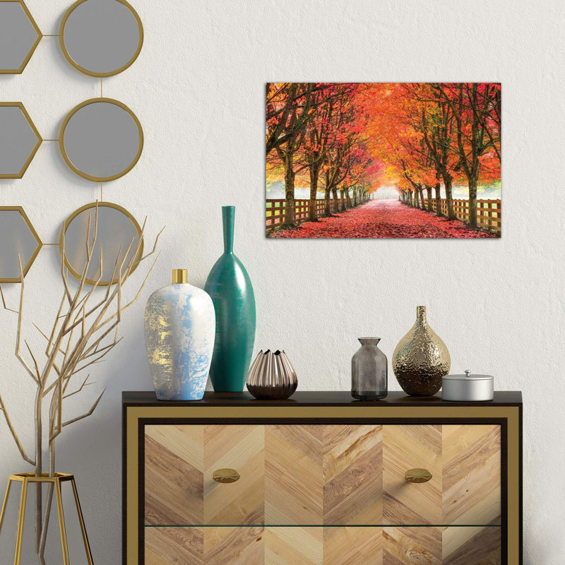 North Bend Trees by Aaron Reed - Print on Canvas, 66.04 cm H x 45.72 cm W x 1.91 cm D, No Frame