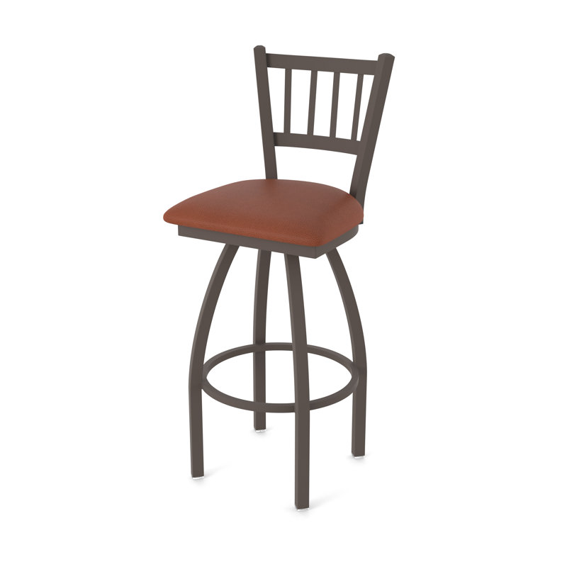 Tabouret pivotant 810 Contessa, Bronze, Tabouret de comptoir (siège d'une hauteur de 25 p, Adobe Rein