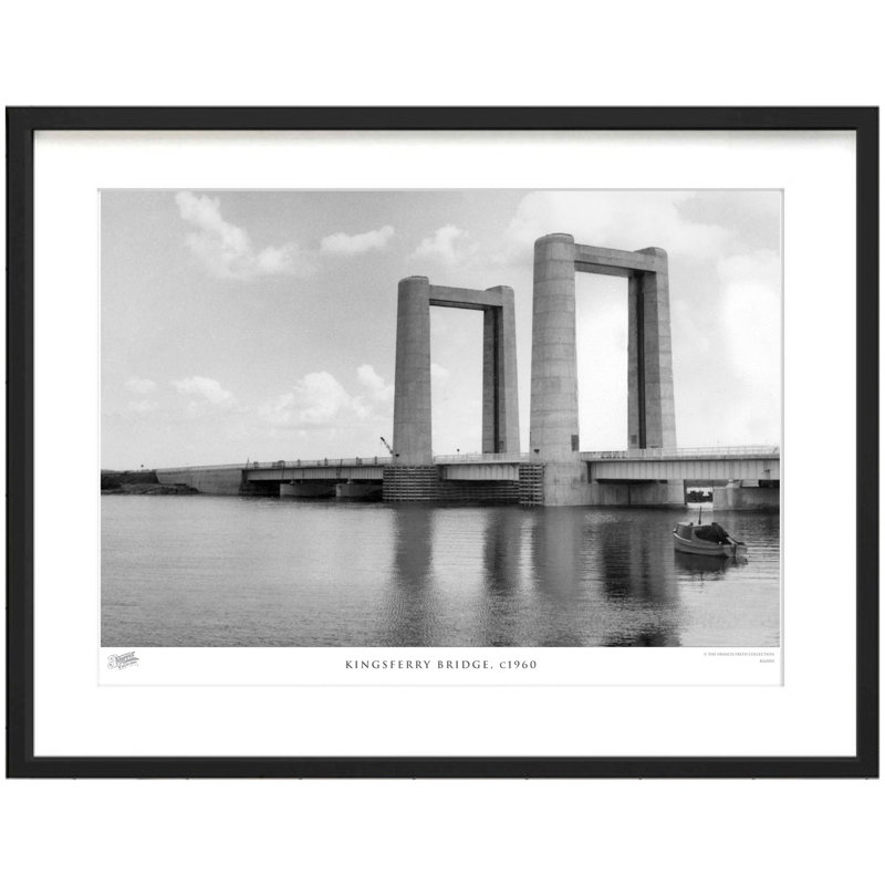 Kingsferry Bridge, C1960 by Francis Frith - Single Picture Frame Print, 28cm H x 36cm W x 2.3cm D