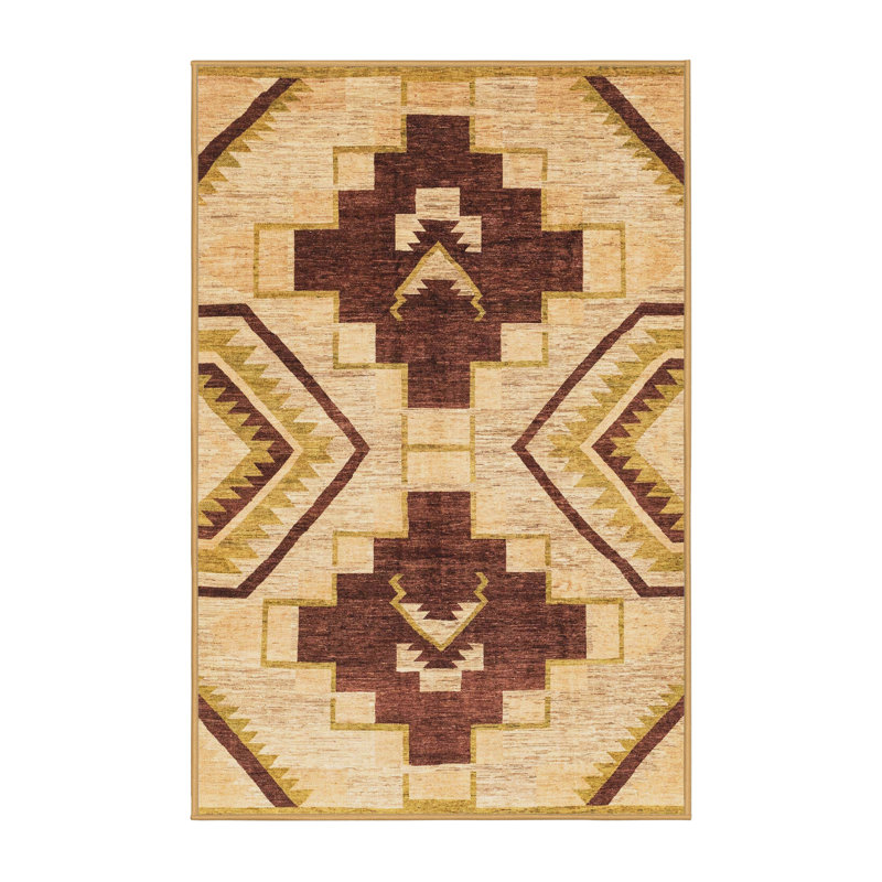 Tapis abstrait moderne 3246, Tapis de couloir 2 pi x 5 pi
