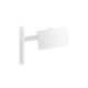 Verge Single Light Steel Dimmable LED Armed Sconce