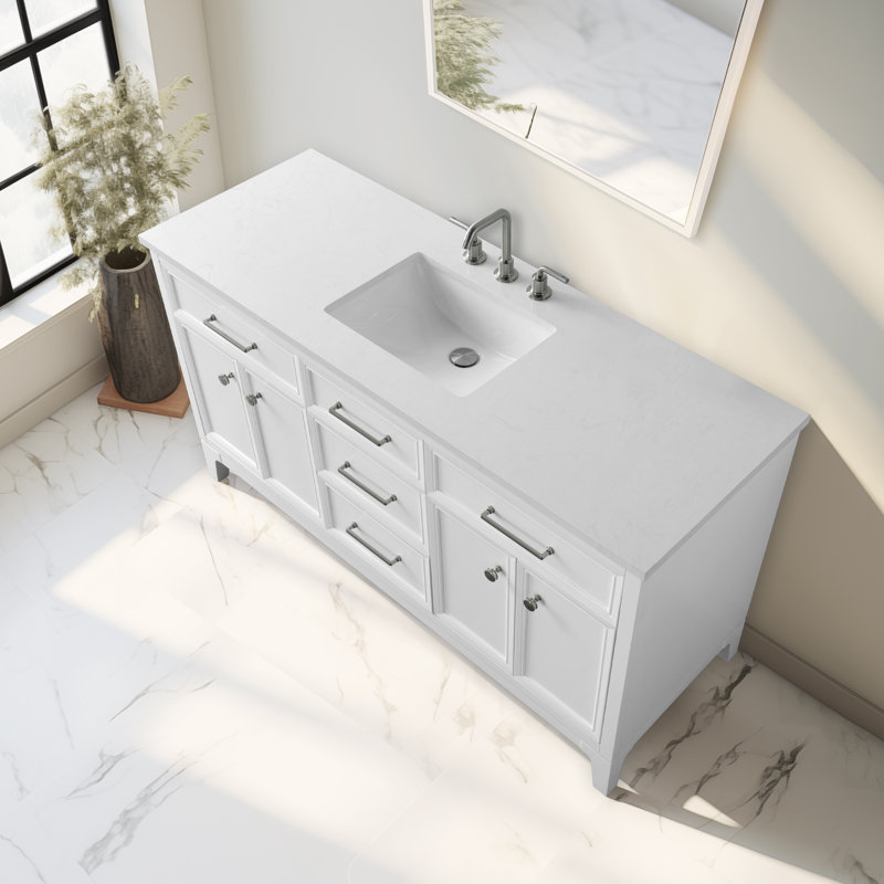Ensemble de meuble-lavabo simple 60 po Tiosha