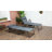 Folding Chaise Lounge Set With Reclining Back, 25.6" X 74" X 14.2", Blue-369105337