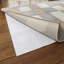 Antislip Underlay Machine Woven White Rug-70522911