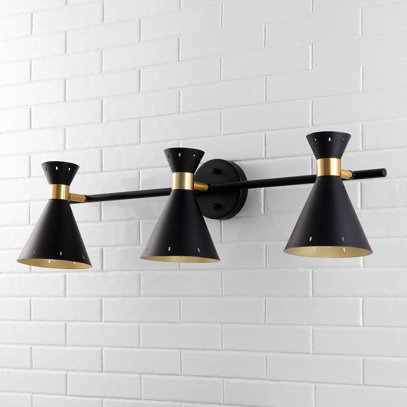 Luminaire sur rail DEL rétro contemporain en fer 30,5 po Jacobien