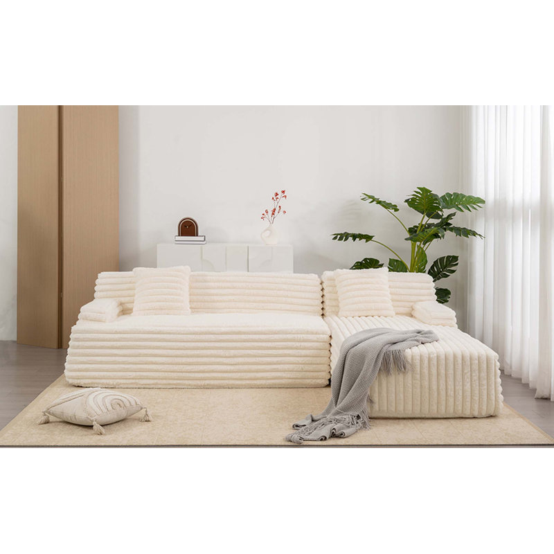 Canapé modulaire 110 po Cloud, Beige