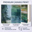 «Pine Trees Fraser River Calming Current - River», art mural sur toile 2 pièces-1144794650-1144794651