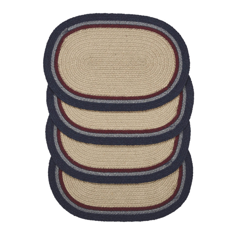 Geometric Oval Placemat, 10" x 15"