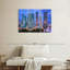 «Miami Downtown Skyline Aérien Wall Art» sur toile-275711150