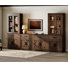 Ensemble de 4 armoires de rangement Glenford 4-en-1 de 73,3 po de hauteur, grand buffet de style campagnard avec tiroirs et tablettes pour la cuisine