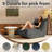 FTMMC-HUISE Ergonomic Bean Bag Chair With 5-Way Body Support-1913260137