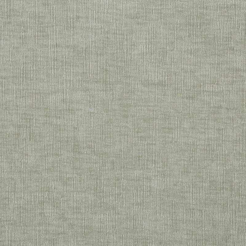 Banc rembourré Edison, Tissu chenille vert menthe / finition naturelle