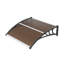 Auvent de porte rétractable en polycarbonate VEVOR-90763979-90763977