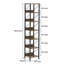 Étagère de rangement étroite à 6 niveaux avec bibliothèque étroite-304712824