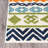 Isabeli Modern Bohemian Orange/Green/Navy Indoor&Outdoor Area Rug-69986566