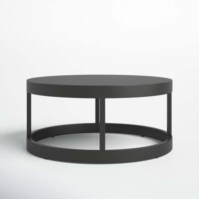 Bergeron Round Outdoor Coffee Table , 33.75'' in. W 33.75'' in. D