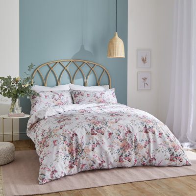 Dried Flowers Easy Care Duvet Set