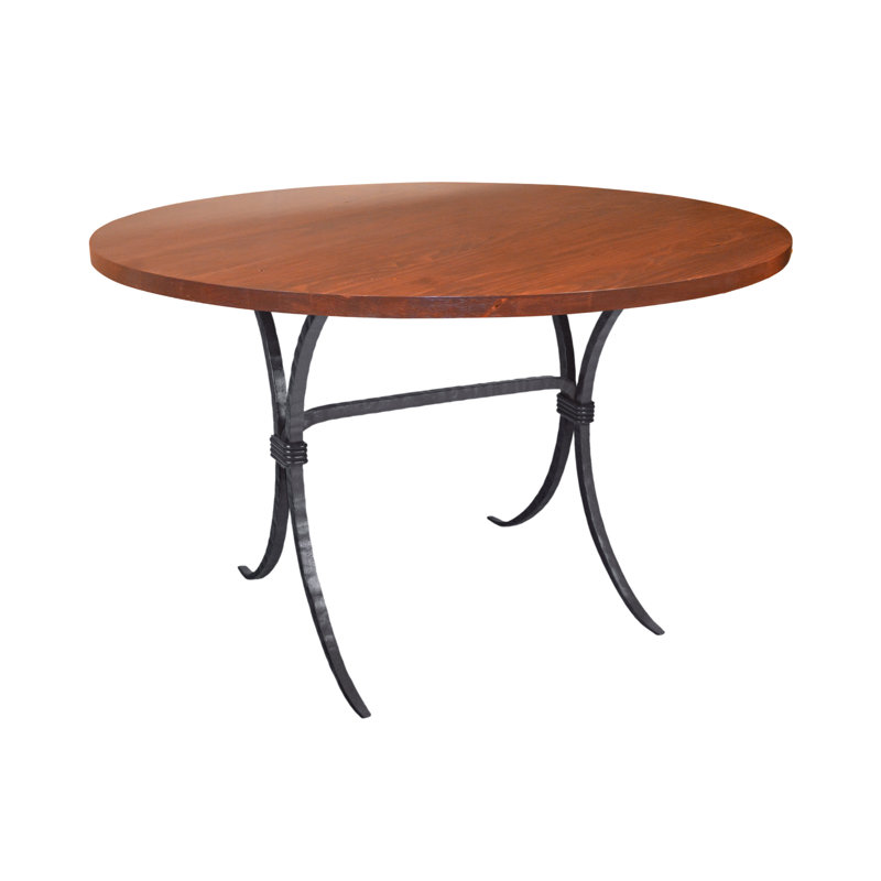 Eirwen Round Metal Base Dining Table