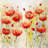 flowers garden - 32"x32" art on canvas