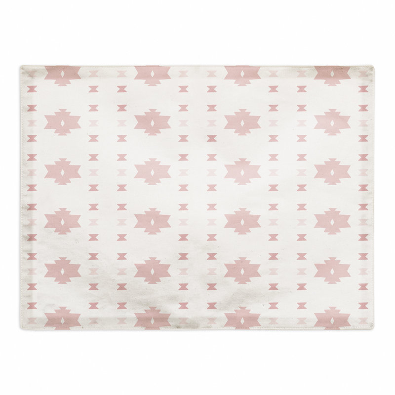 Napperon Southwest Shapes, Rose