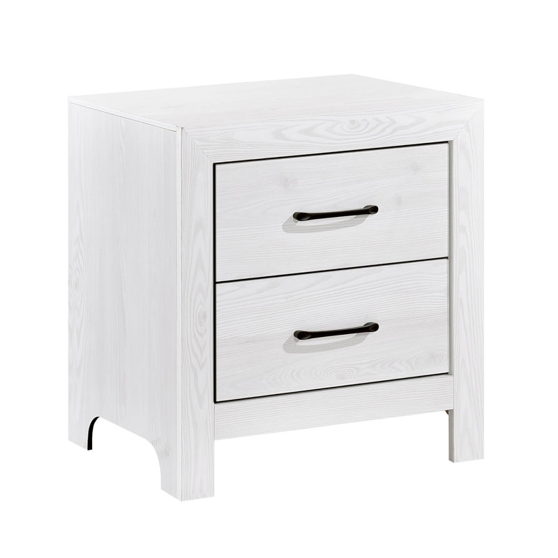 End Table Modern Nightstand Bed Side Table Night Bed Side Table, White