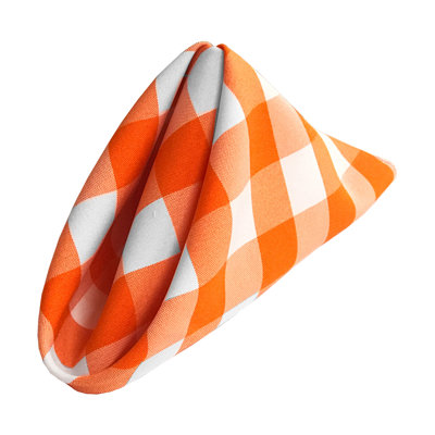 Serviette à motif carreauté de 18 po Huertas