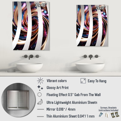 Mctaggart - Abstract Spirals Wall Mirror