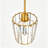 6.2in Mid Century 1 - Light Crystal Pendant Light