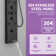 57.99" H X 8.66" W Shower System and Shower Panel with Fixed Shower Head,Hand Shower Wand