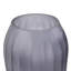 Cool Ice Blue Ribbed Cylindrical Vessel