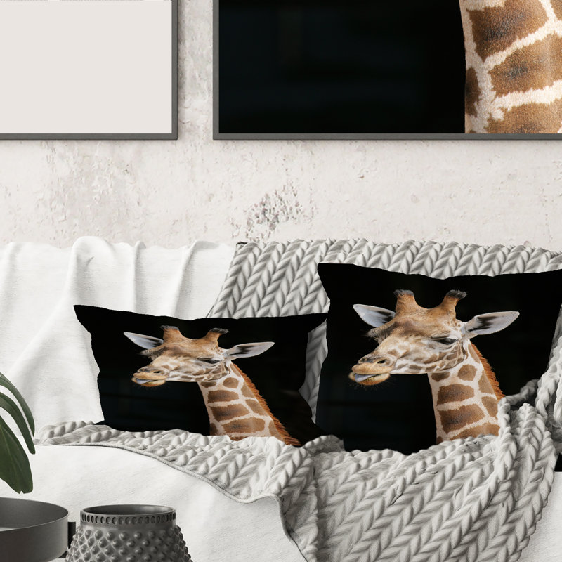 Animal Print Throw Pillow