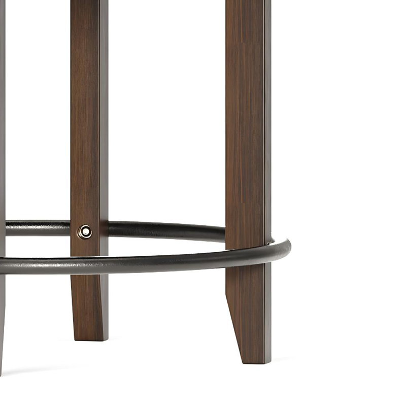 Tabouret de bar rotatif Krishay Forge, Gris