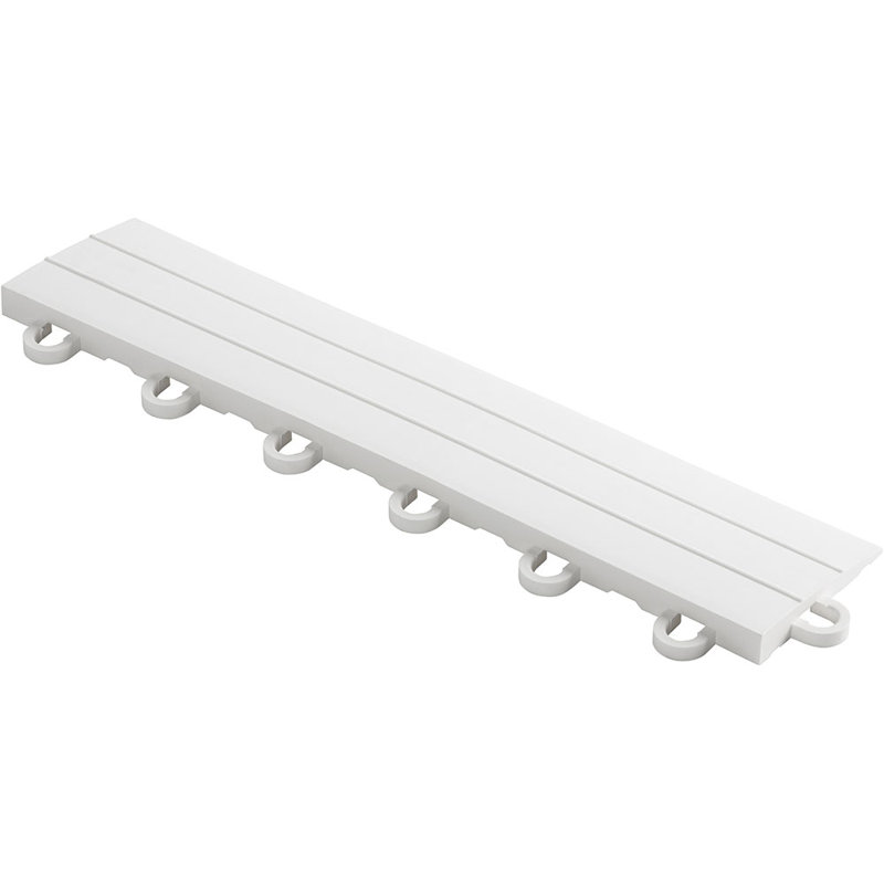 Swisstrax 12-Series Looped Threshold Ramp, Arctic White