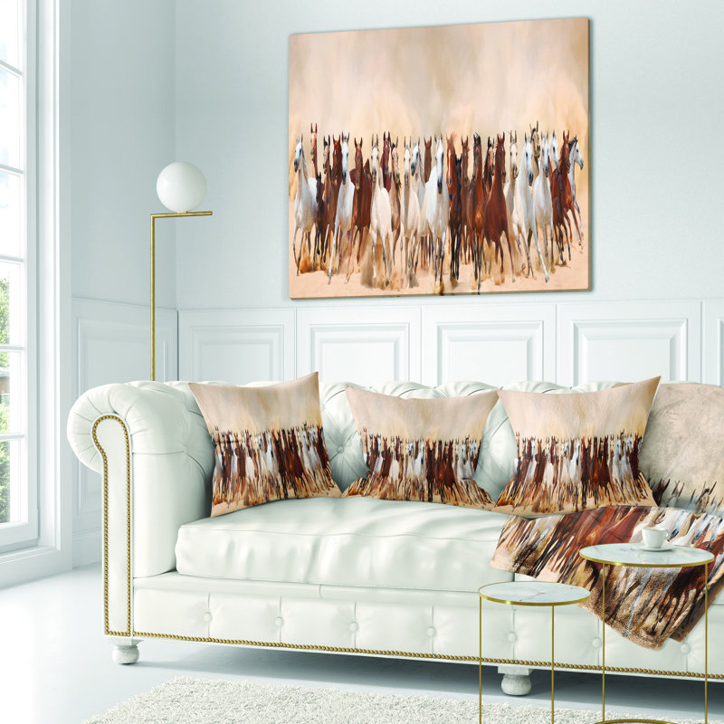 Coussin Landscape, 18 po x 18 po, Coussin décoratif